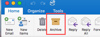 Outlook For Mac Does Not Have Archive Button